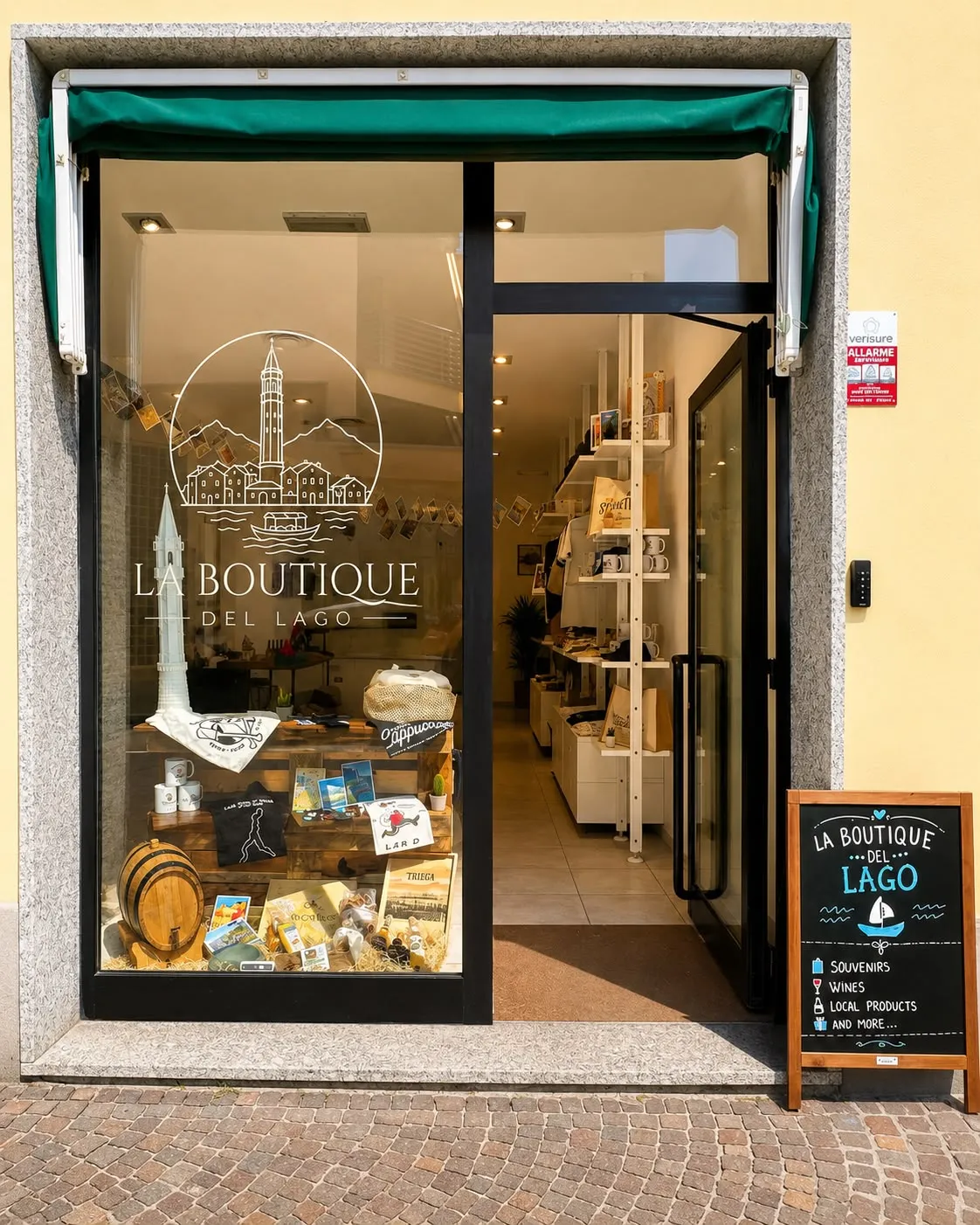 Facciata di La Boutique Del Lago in Via Azzone Visconti 74, Lecco